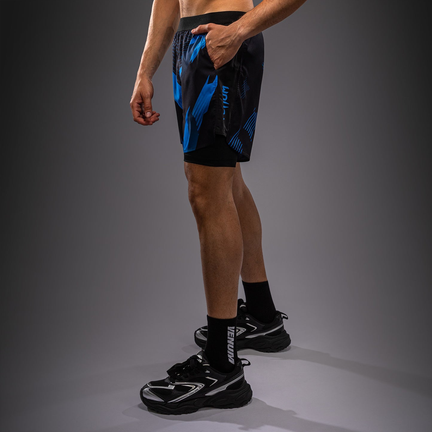 Venum No-Gi 6.0 Training Shorts - Black/Blue
