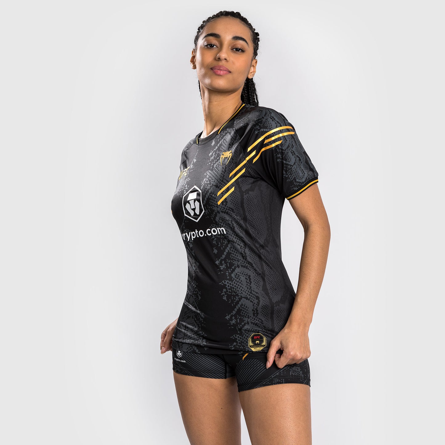 UFC Adrenaline by Venum Personalized Authentic Fight Night Women's Walkout Jersey - Champion