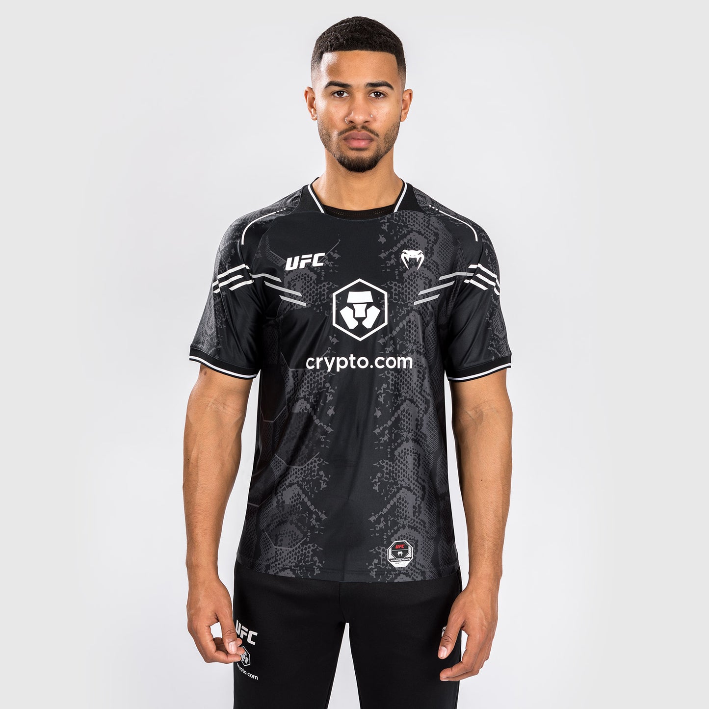 UFC Adrenaline by Venum Personalized Authentic Fight Night Men's Walkout Jersey - Black