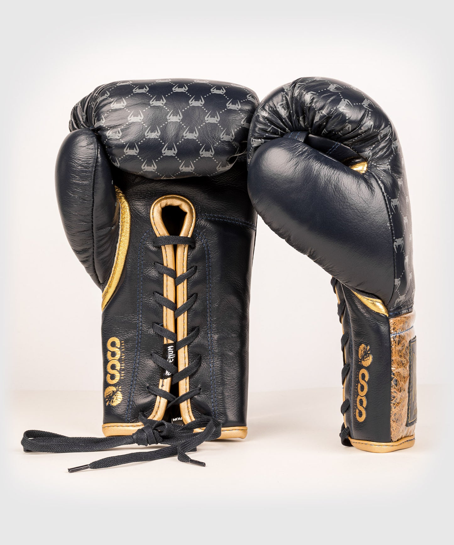 Venum Coco Monogram Pro Lace Up Boxing Gloves - State Blue