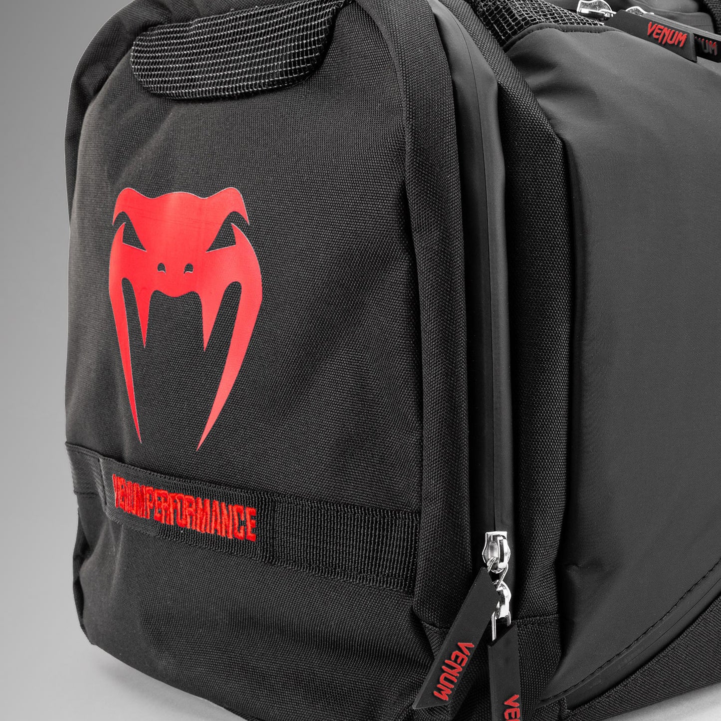 Venum Trainer Lite Evo Sports Bags (48L) - Black/Red