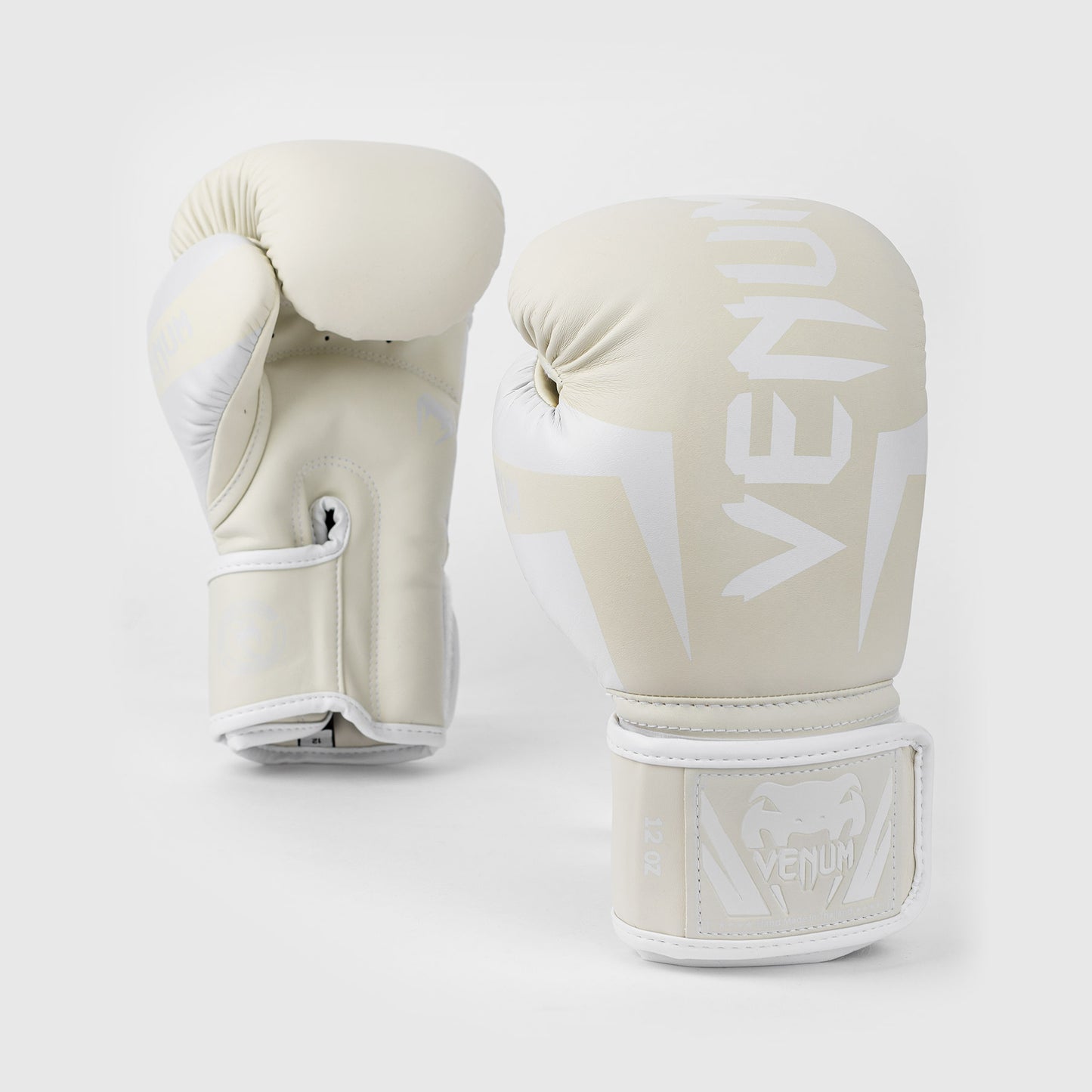 Venum Elite Boxing Gloves - White/Ivory
