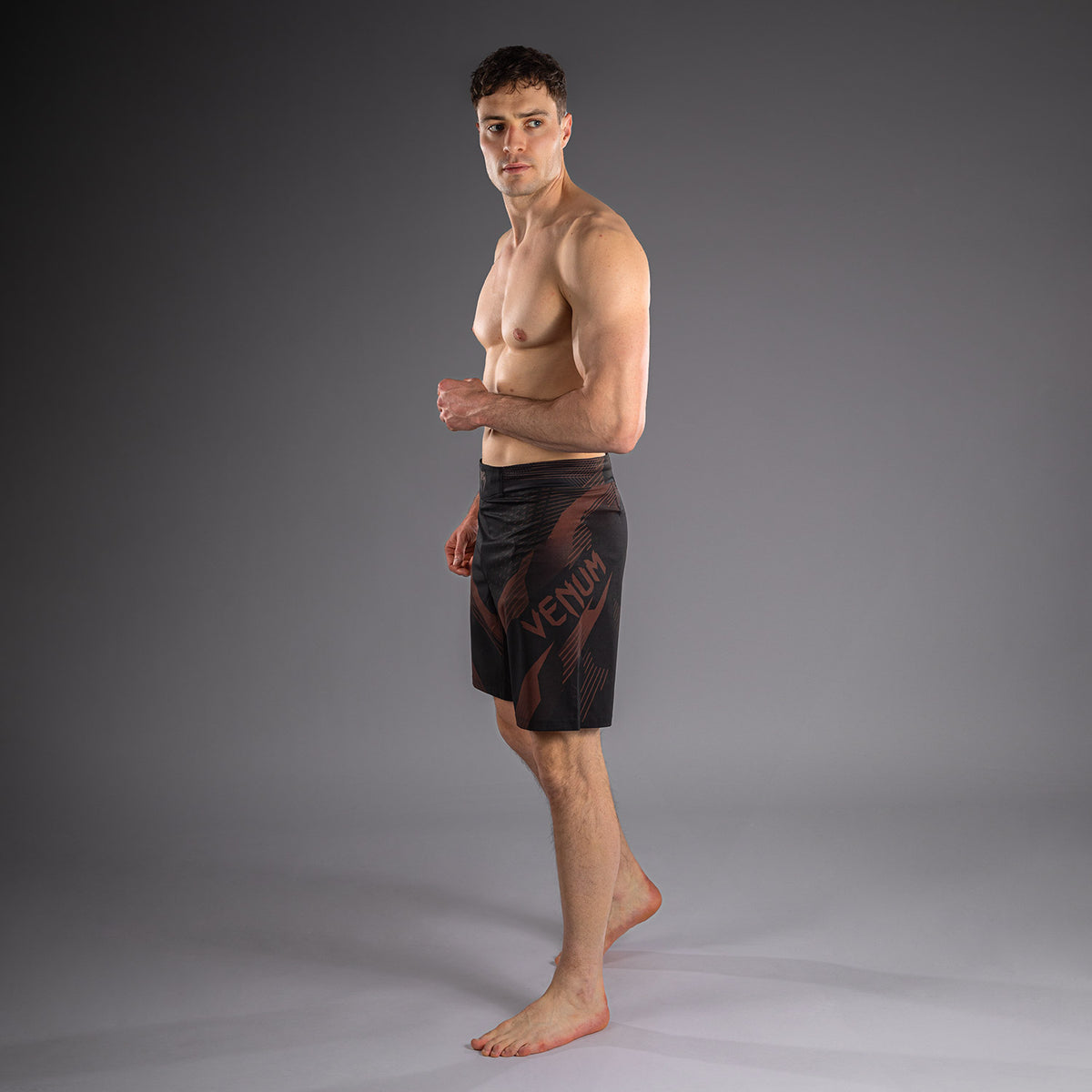 Venum No-Gi 6.0 Fight Shorts - Black/Brown