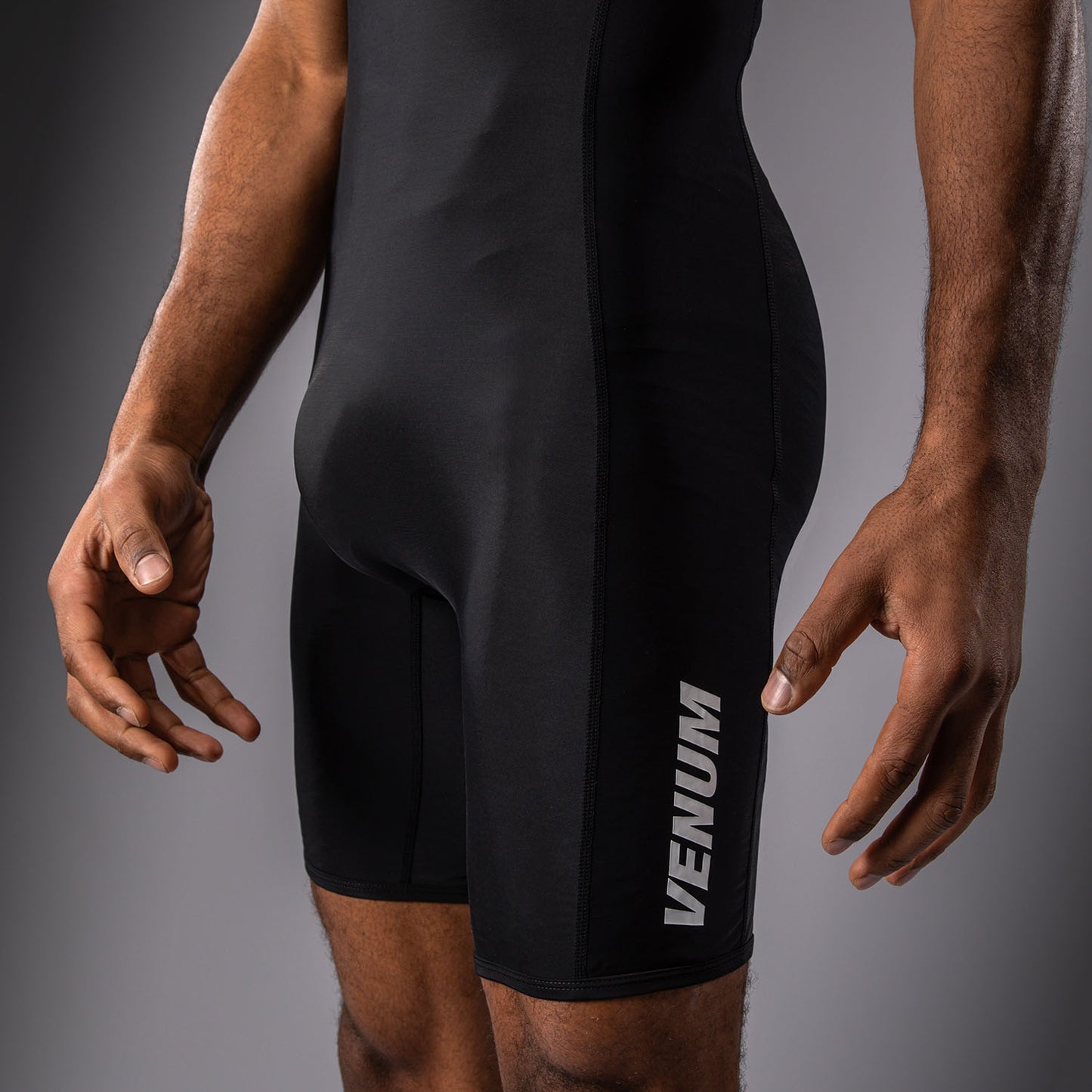Venum Challenger Men's Wrestling Singlet - Black