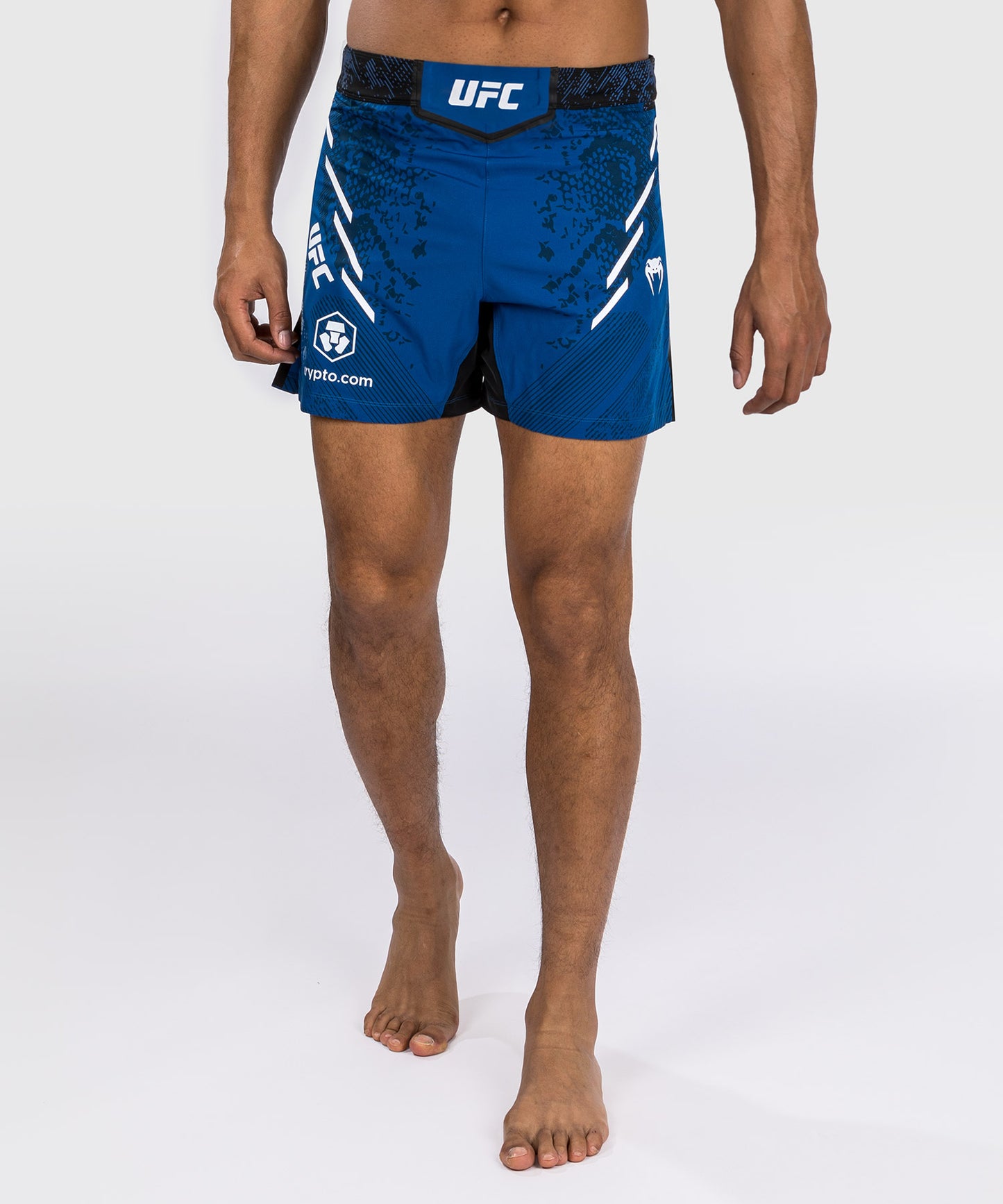 UFC Adrenaline by Venum Personalized Authentic Fight Night Men's Fight Short - Short Fit - Blue