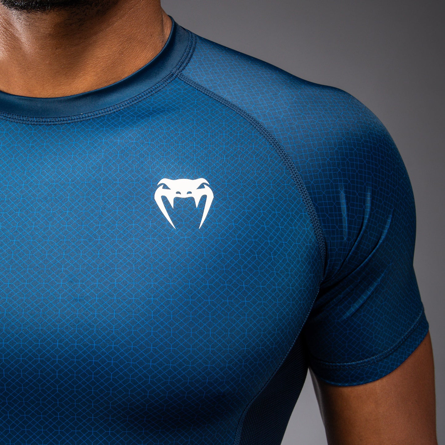 Venum x Roger Gracie Academy Short Sleeve Rashguard - Blue