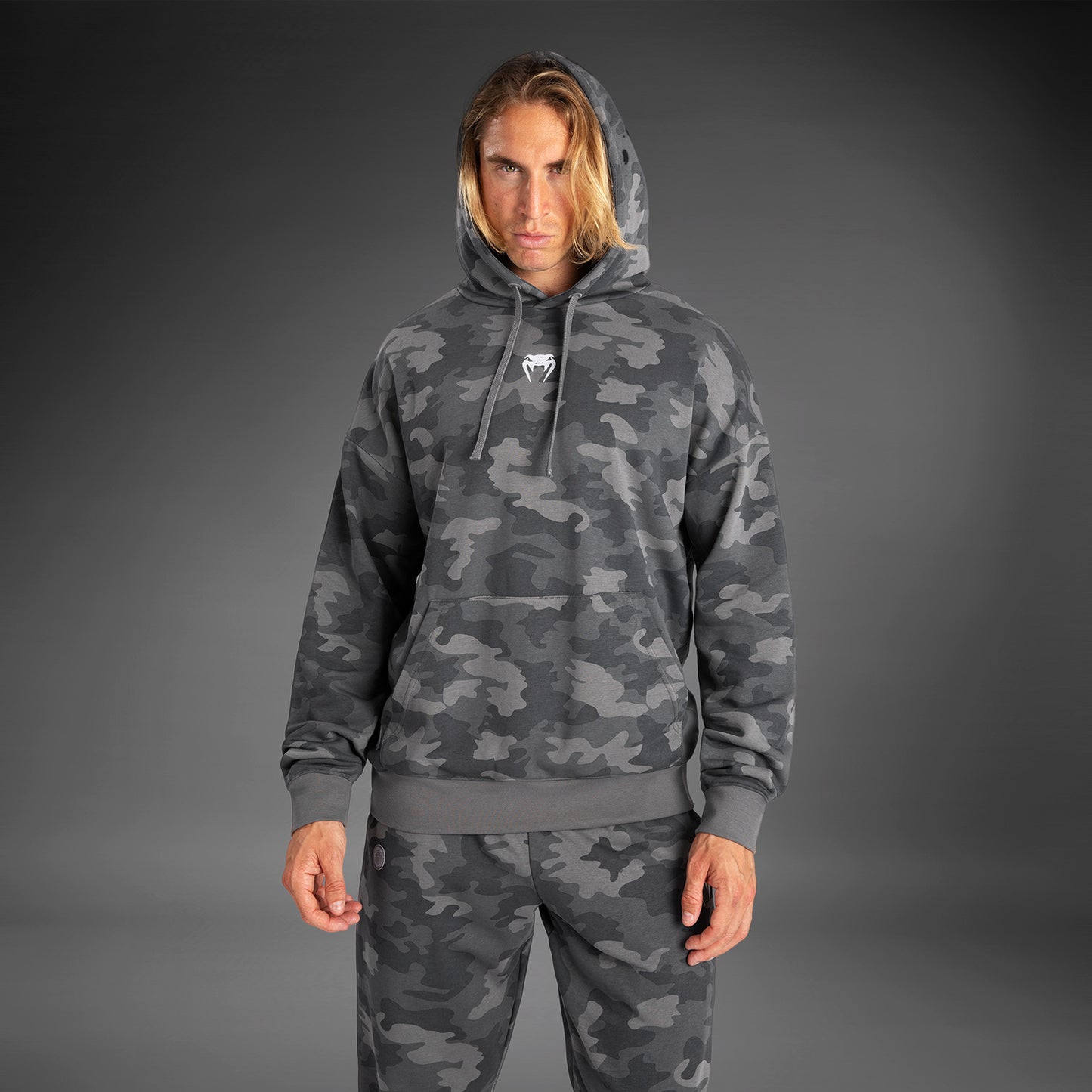 Venum Vortex XL Men's Hoodie - Anthracite Camo