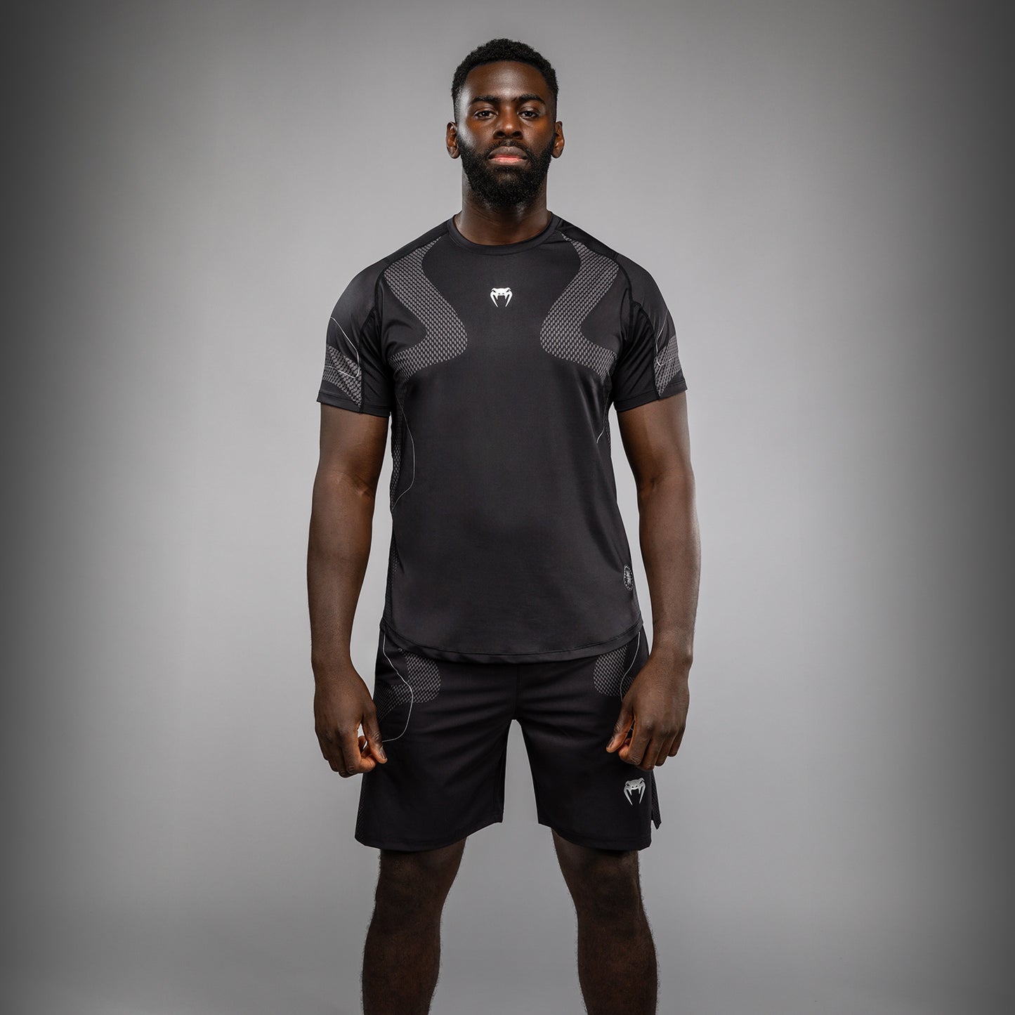 Venum Nexus Dry-Tech T-Shirt - Black/Silver