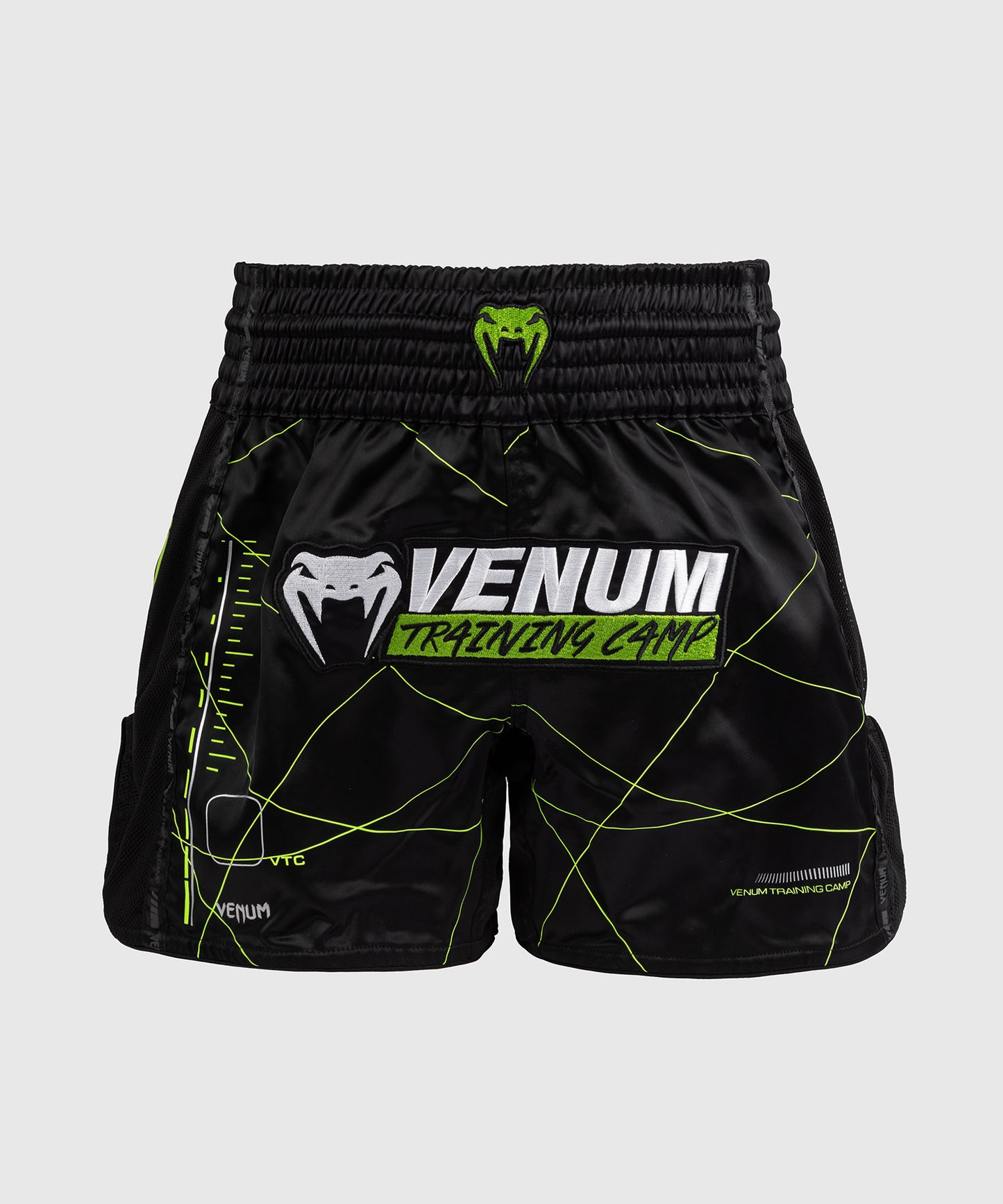 Venum Training Camp 4.0 Muay Thai Short - Black/Neon Green