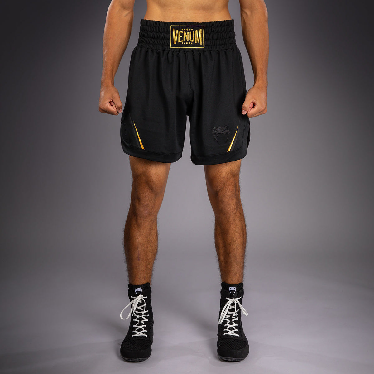 Venum G-Core Boxing Shorts - Black/Gold