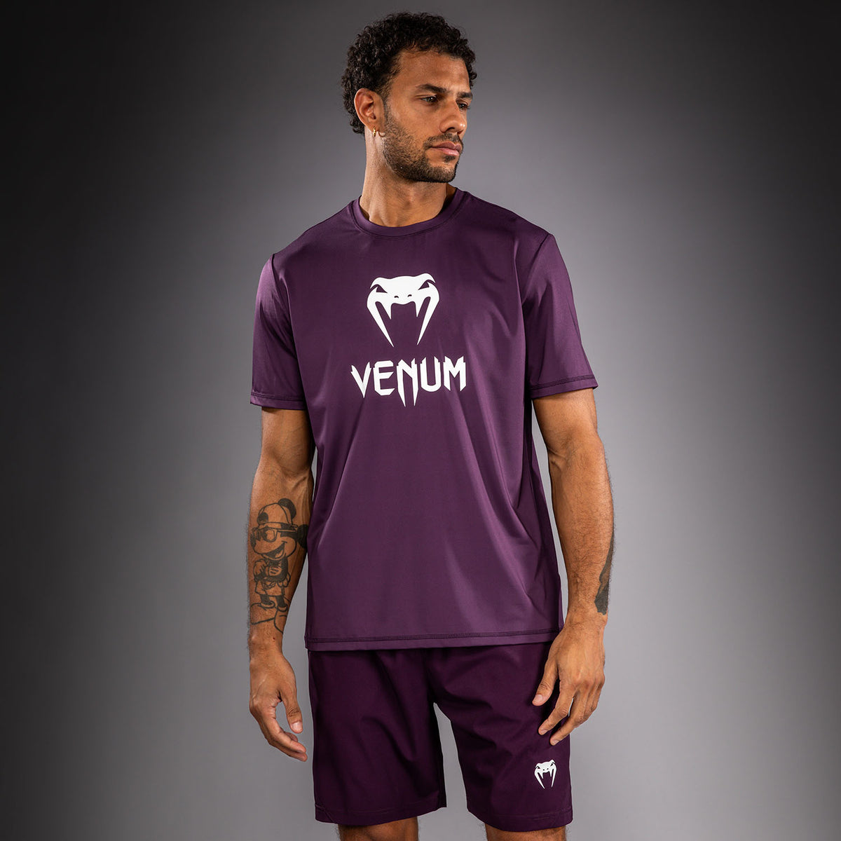 Venum Classic Dry Tech T-Shirt - Dark Purple