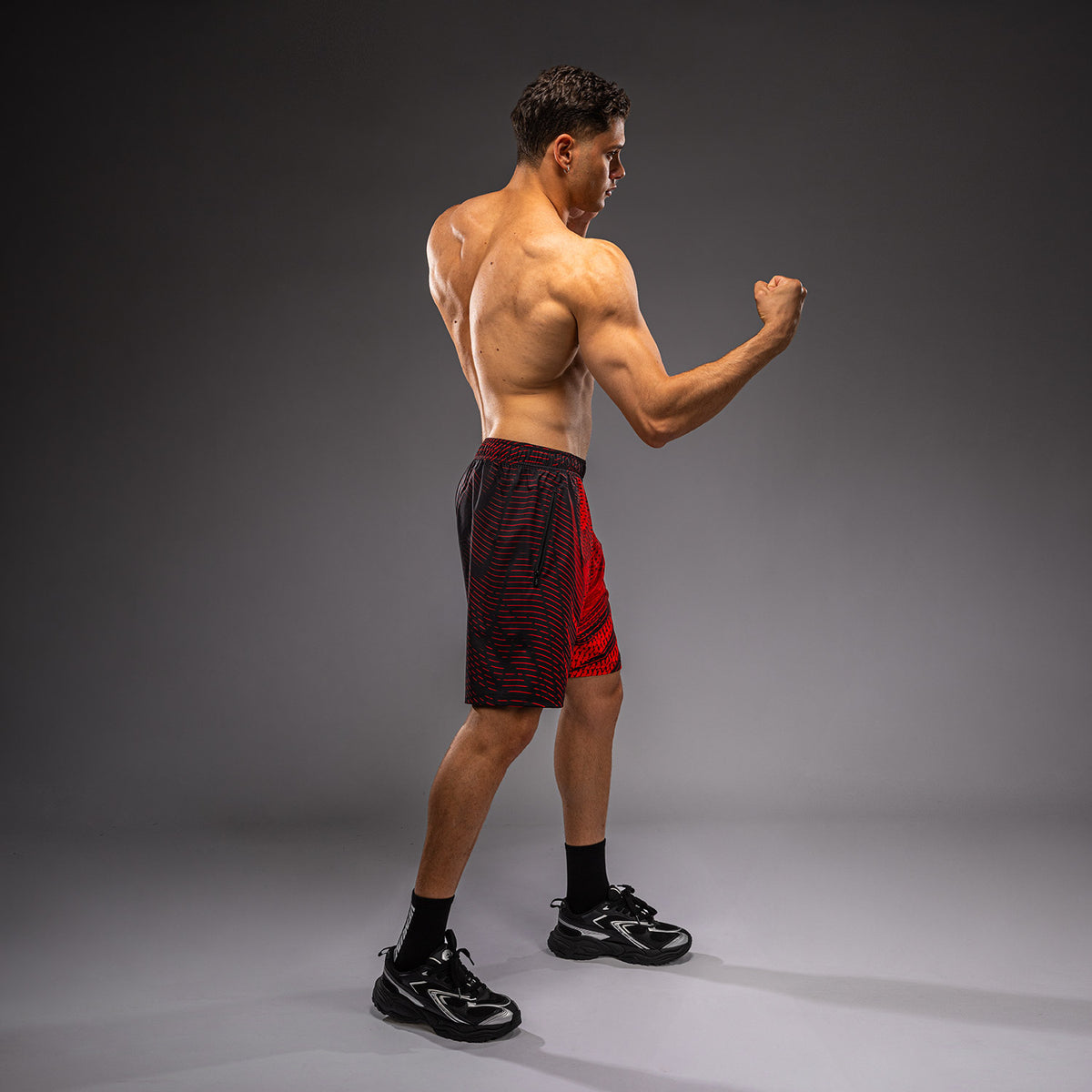 Venum Galactic 3.0 Training Shorts - Red/Silver