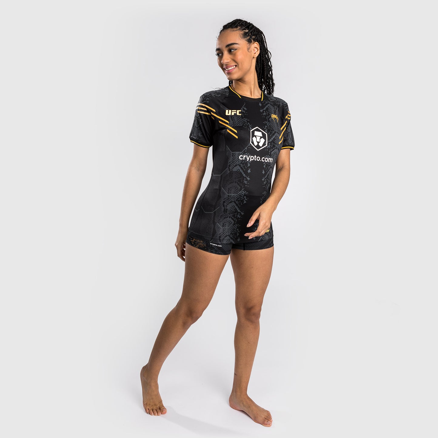 UFC Adrenaline by Venum Personalized Authentic Fight Night Women's Walkout Jersey - Champion