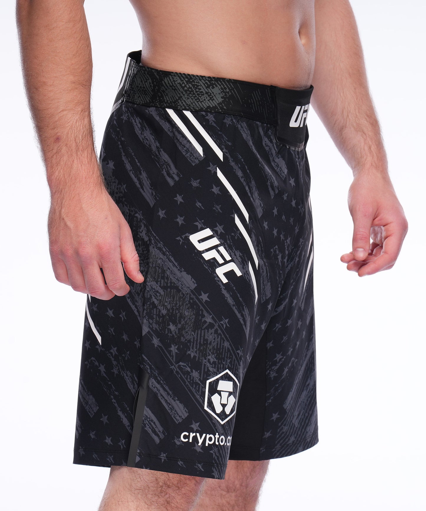 UFC Adrenaline Unrivaled by Venum Justin Gaethje Fightshort - Black/Grey