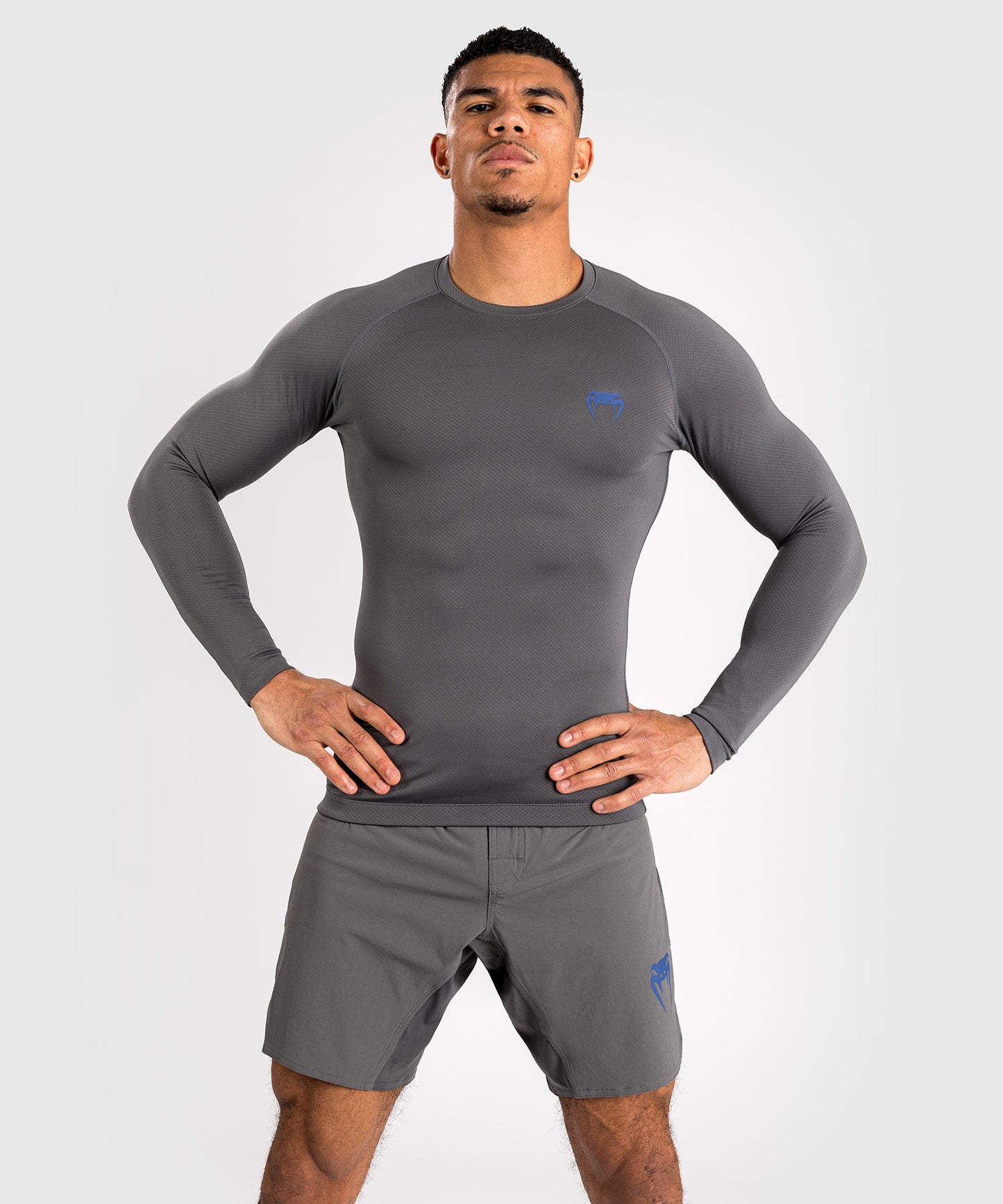 Venum Contender Men’s Long Sleeve Rashguard - Grey