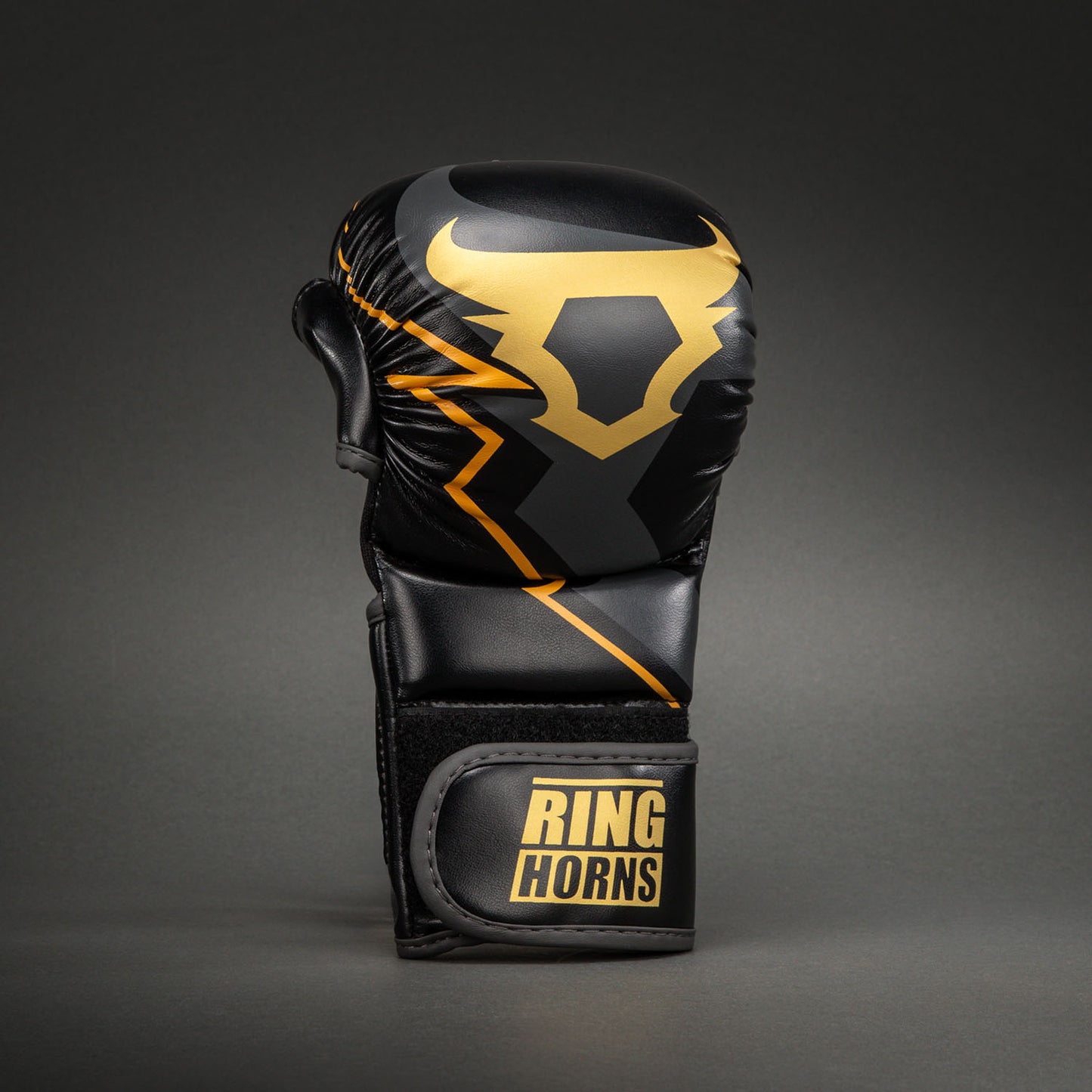 Ringhorns Charger by Venum MMA Sparring Gloves - Black/Gold