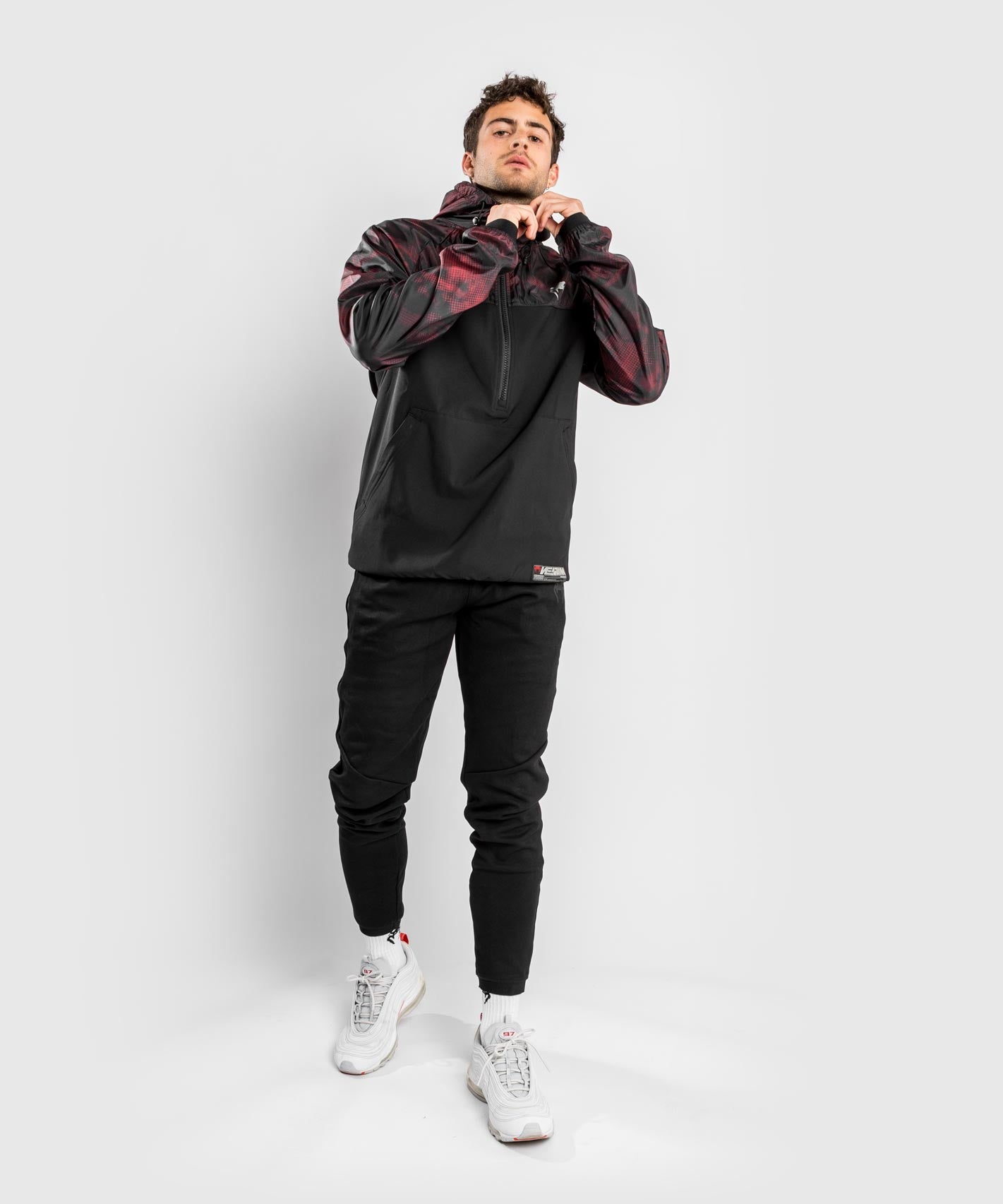 Venum Laser XT Hoodie – Black/Red