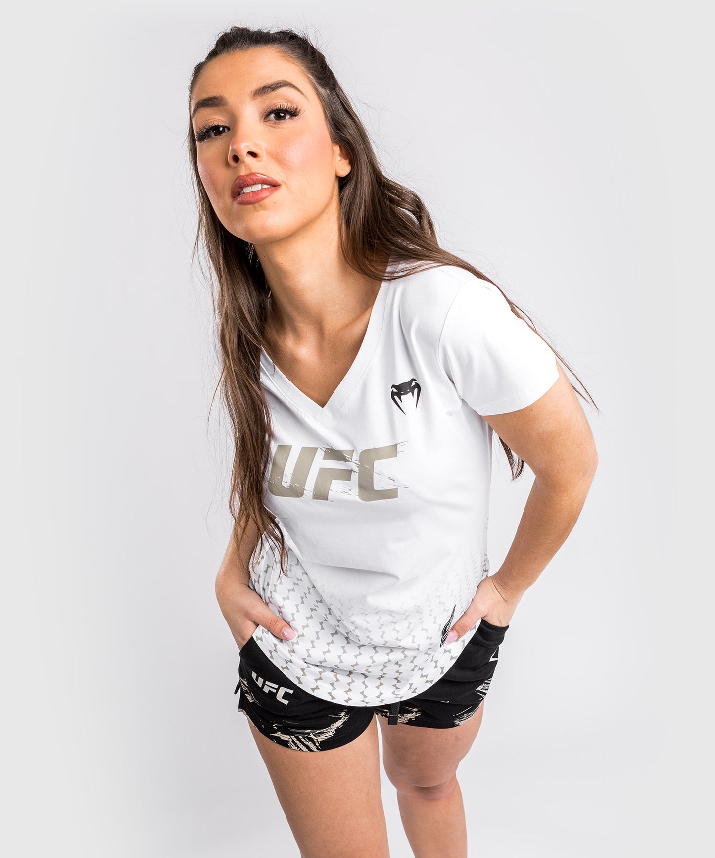 UFC Venum Authentic Fight Week Women’s 2.0 Short Sleeve T-Shirt - White