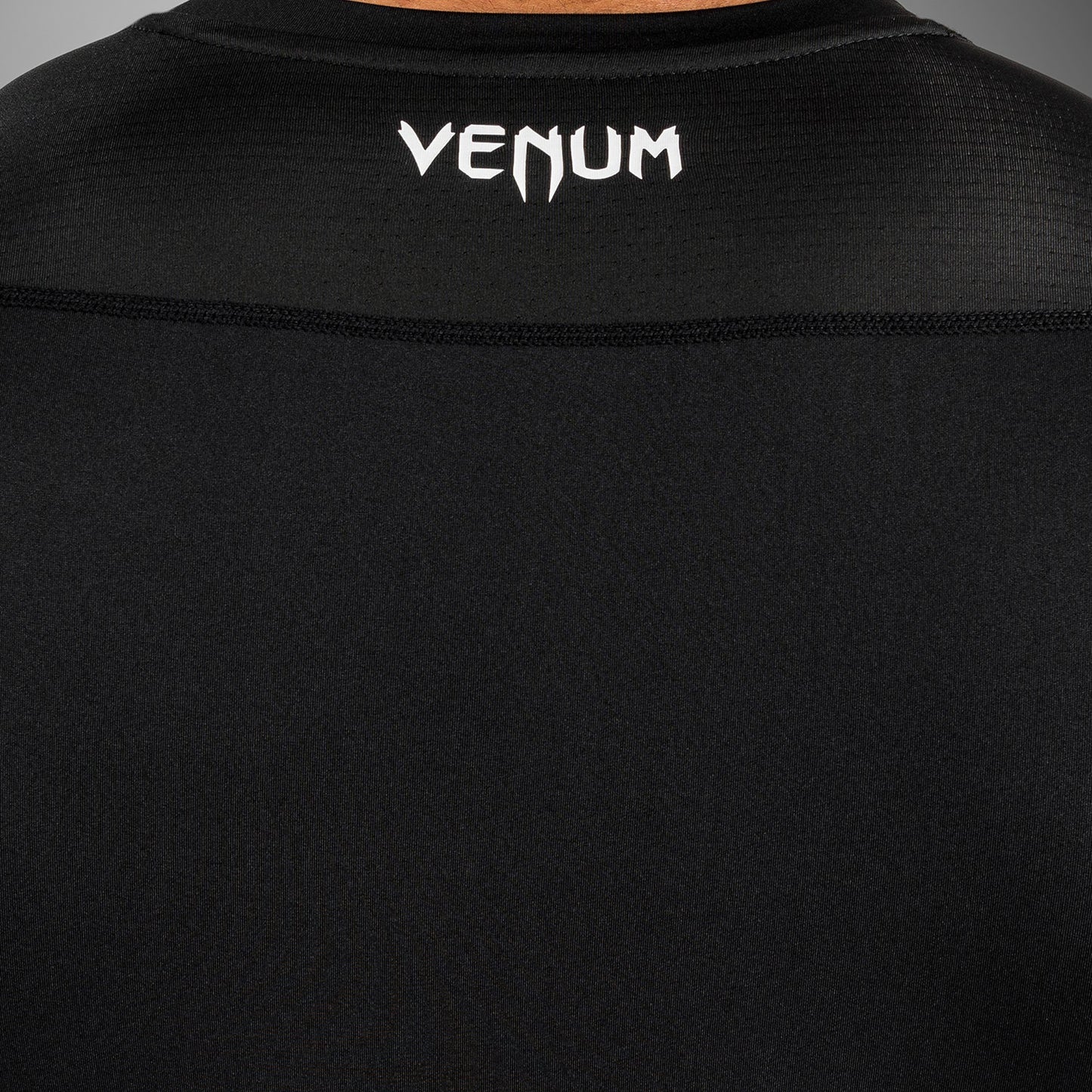 Venum Attack Men's Short Sleeve Rashguard - Black/Grey