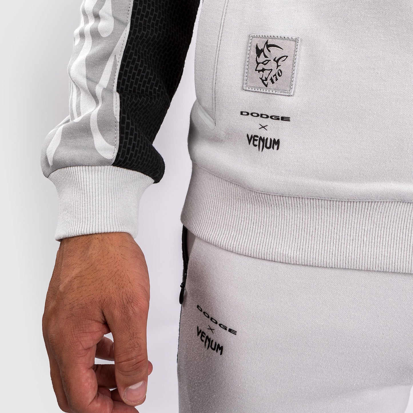 Venum x Dodge Demon 170 Men's Full-Zip Jacket - Grey