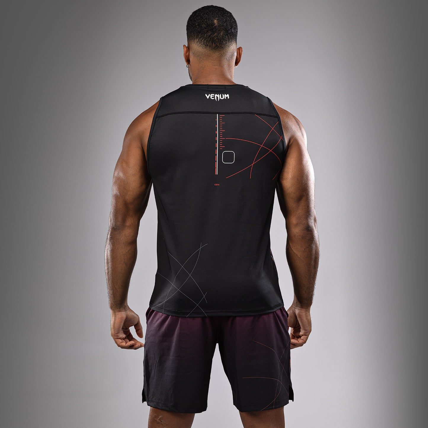 Venum Tactical XT Men's Dry-Tech Tank Top - Black/Fire Red