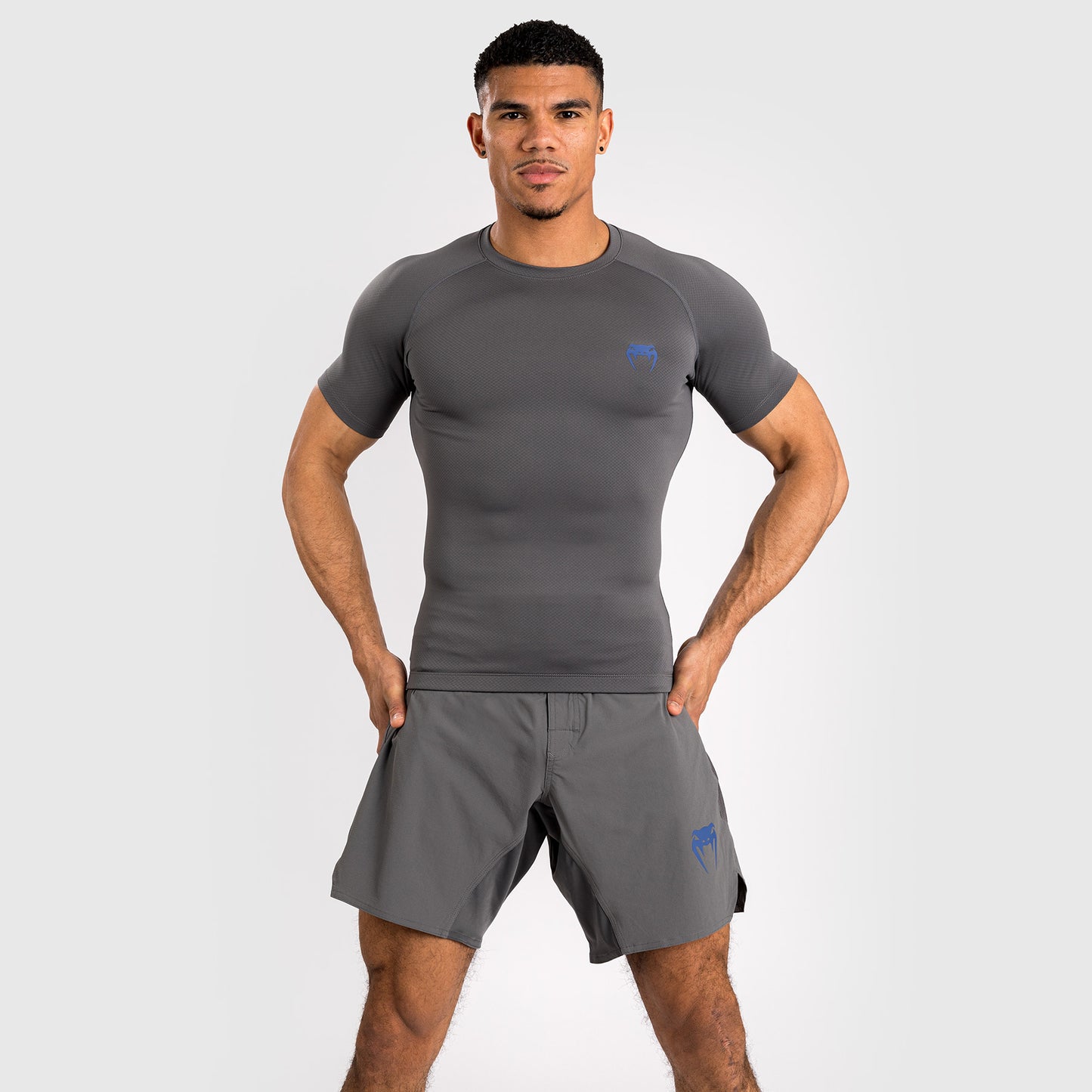 Venum Contender Men’s Short Sleeve Rashguard - Grey