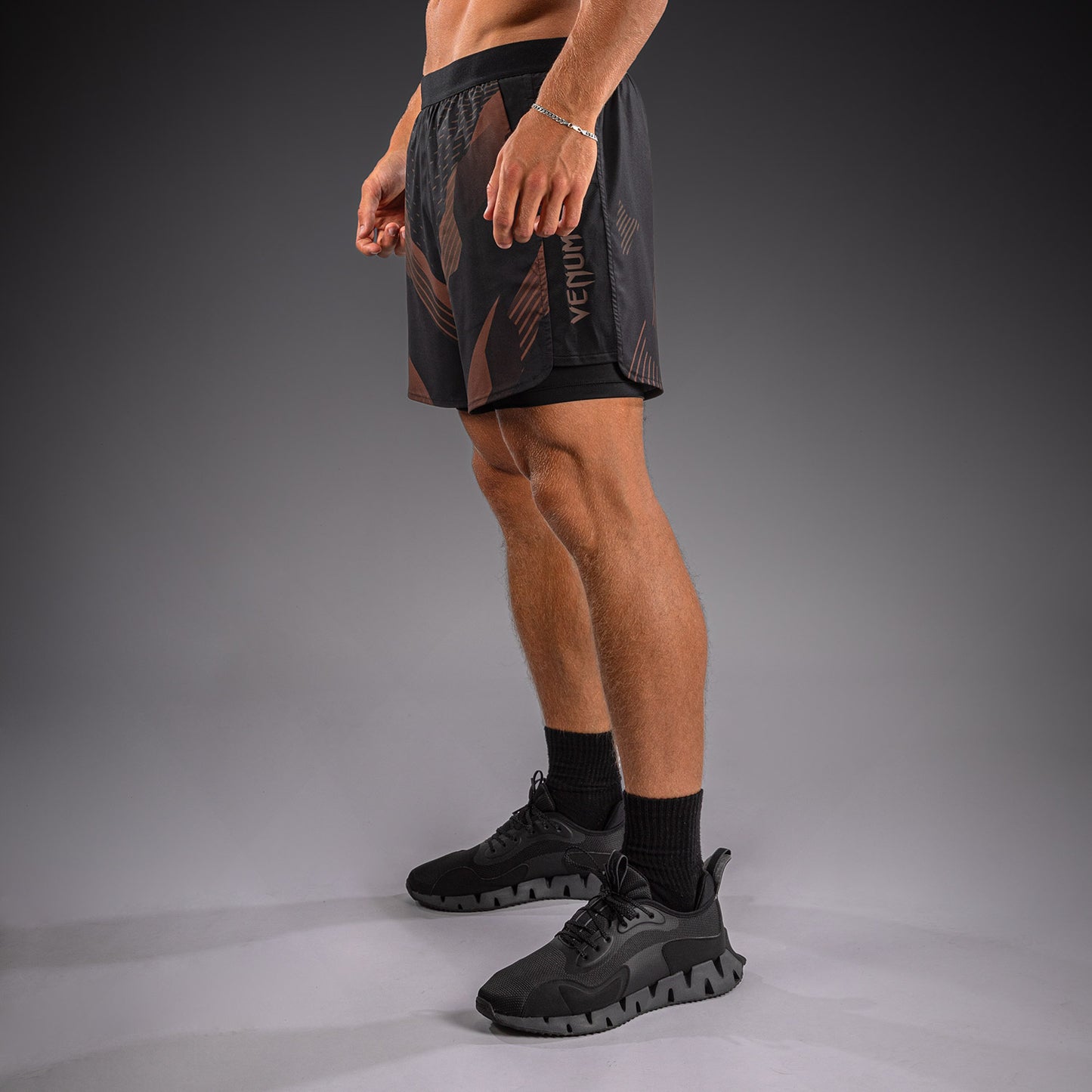 Venum No-Gi 6.0 Training Shorts - Black/Brown