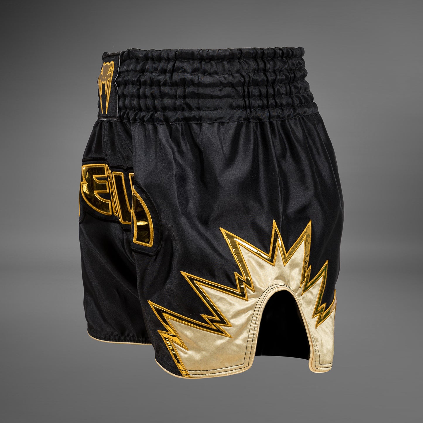 Venum Inferno Muay Thai Shorts - Black/Gold