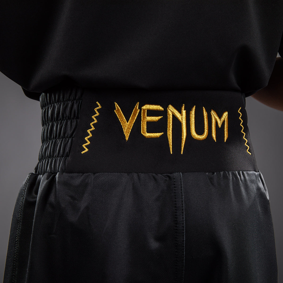 Venum Attack Boxing Shorts for Kids - Black/Gold