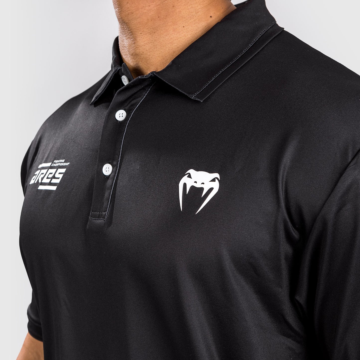 Venum x Ares Dry Tech Polo Shirt - Black