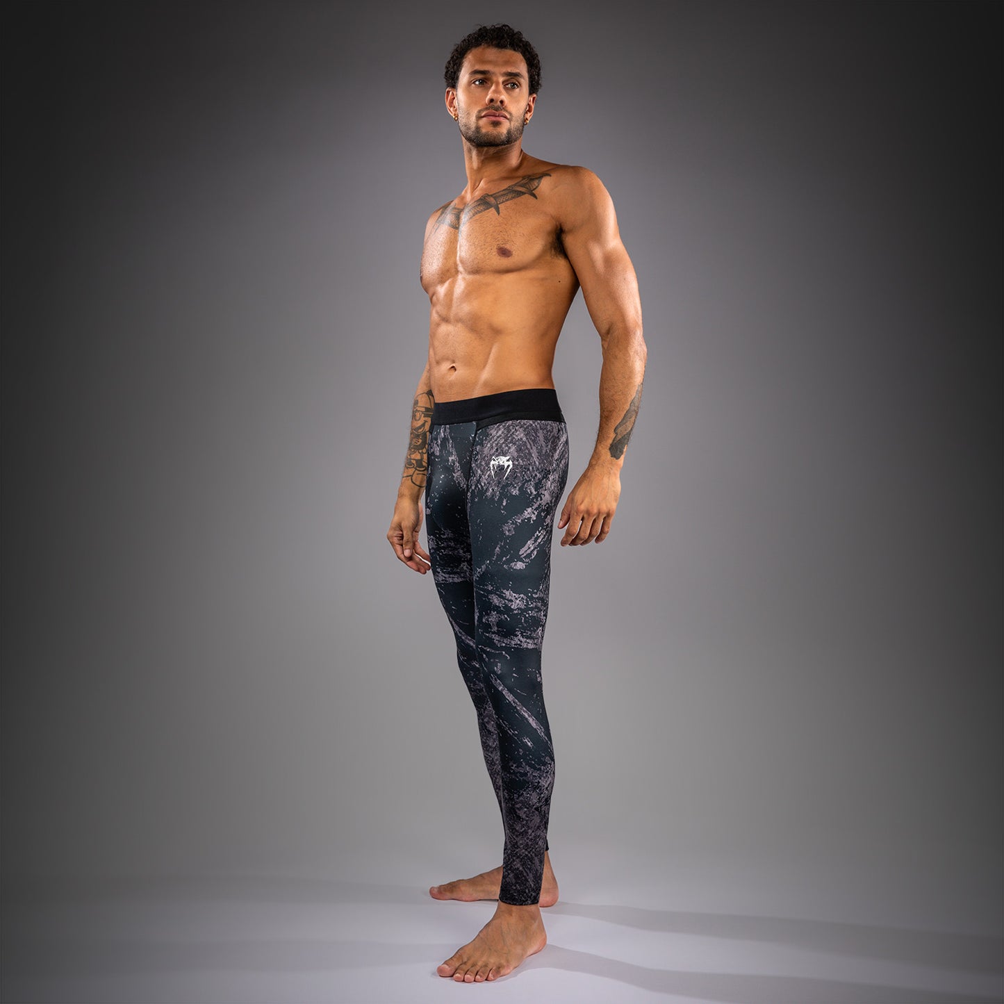 Venum Rage & Workout Compression Pants - Black/Grey