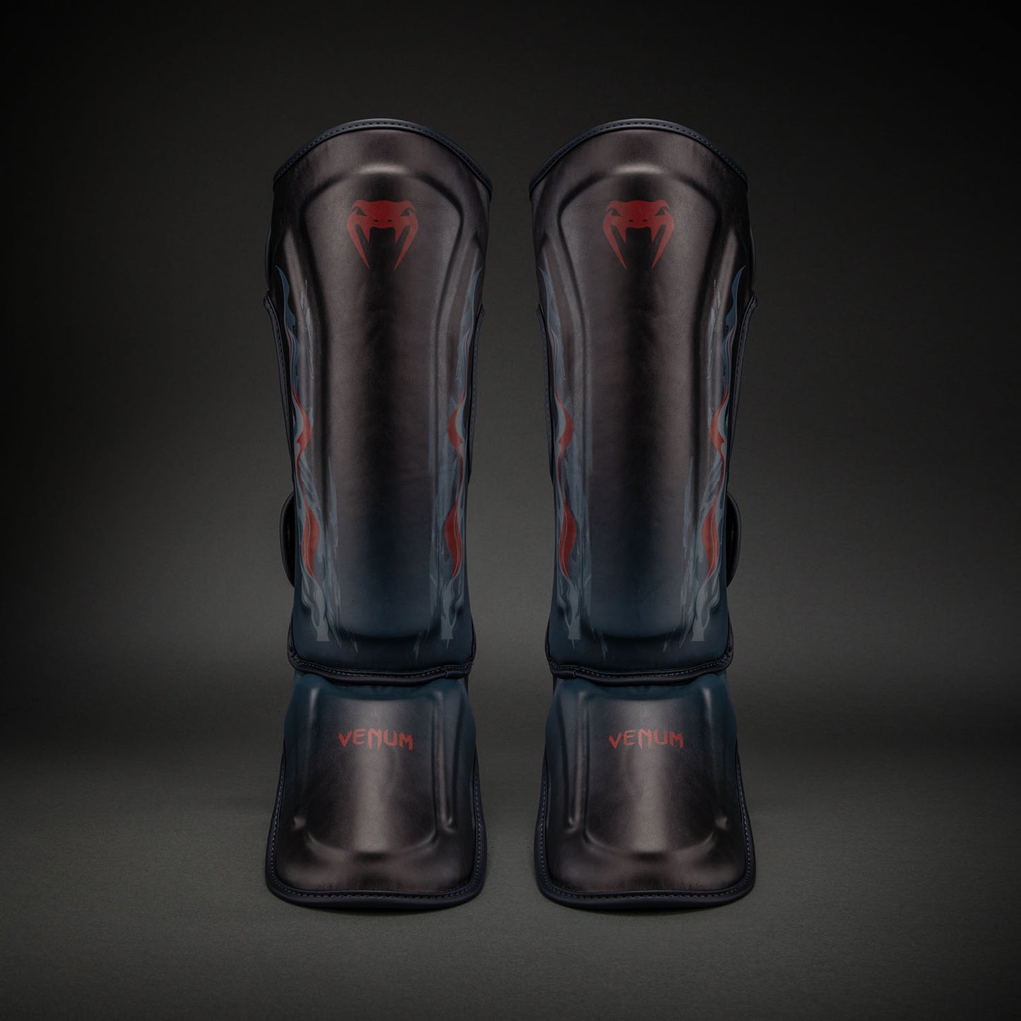Venum Demon Shin Guards - Black/Grey