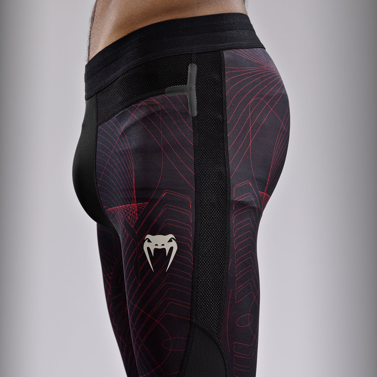 Venum G-Fit Air Men's Spats - Deep Black/Fire Red