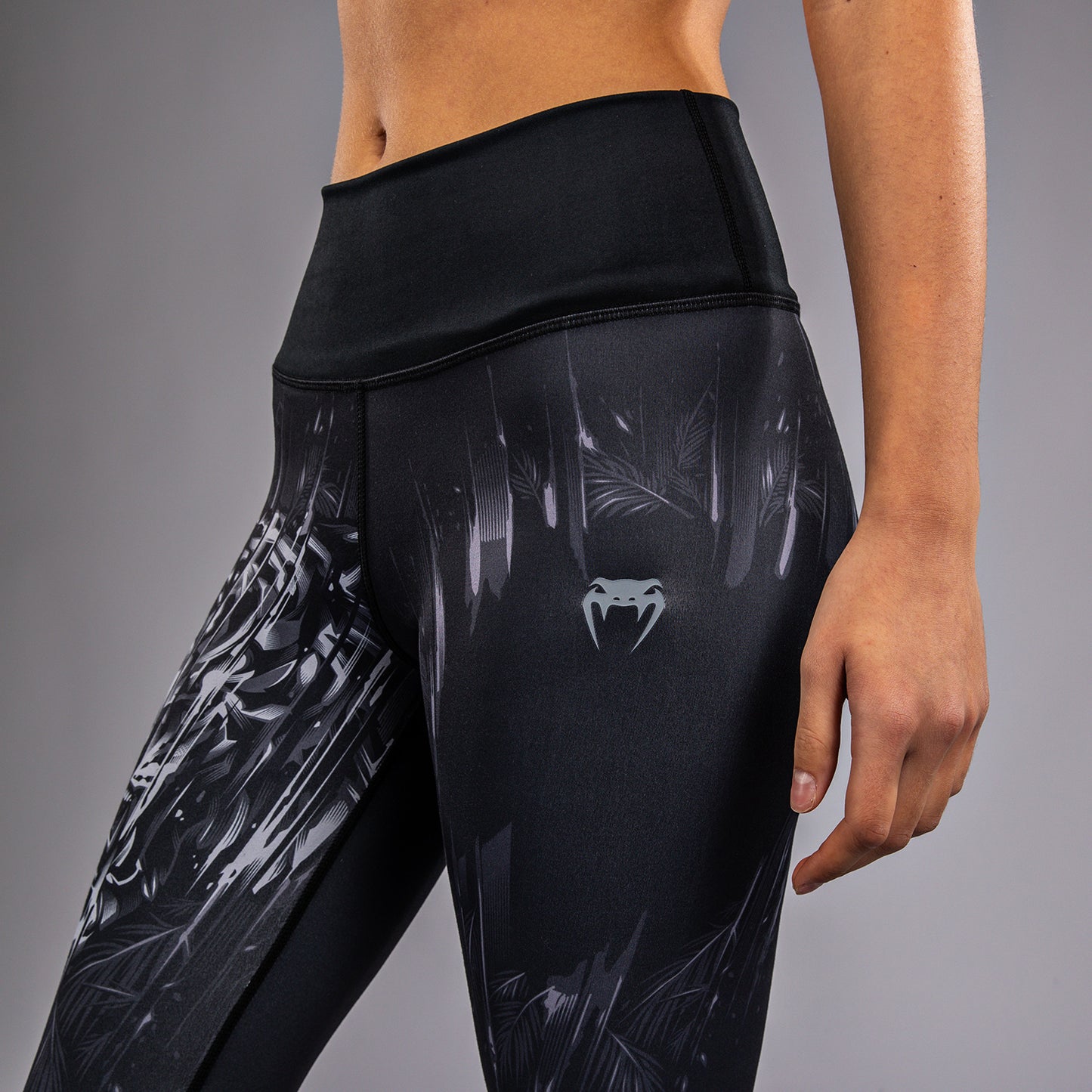 Venum Tiger Women's Leggings - Black/Silver