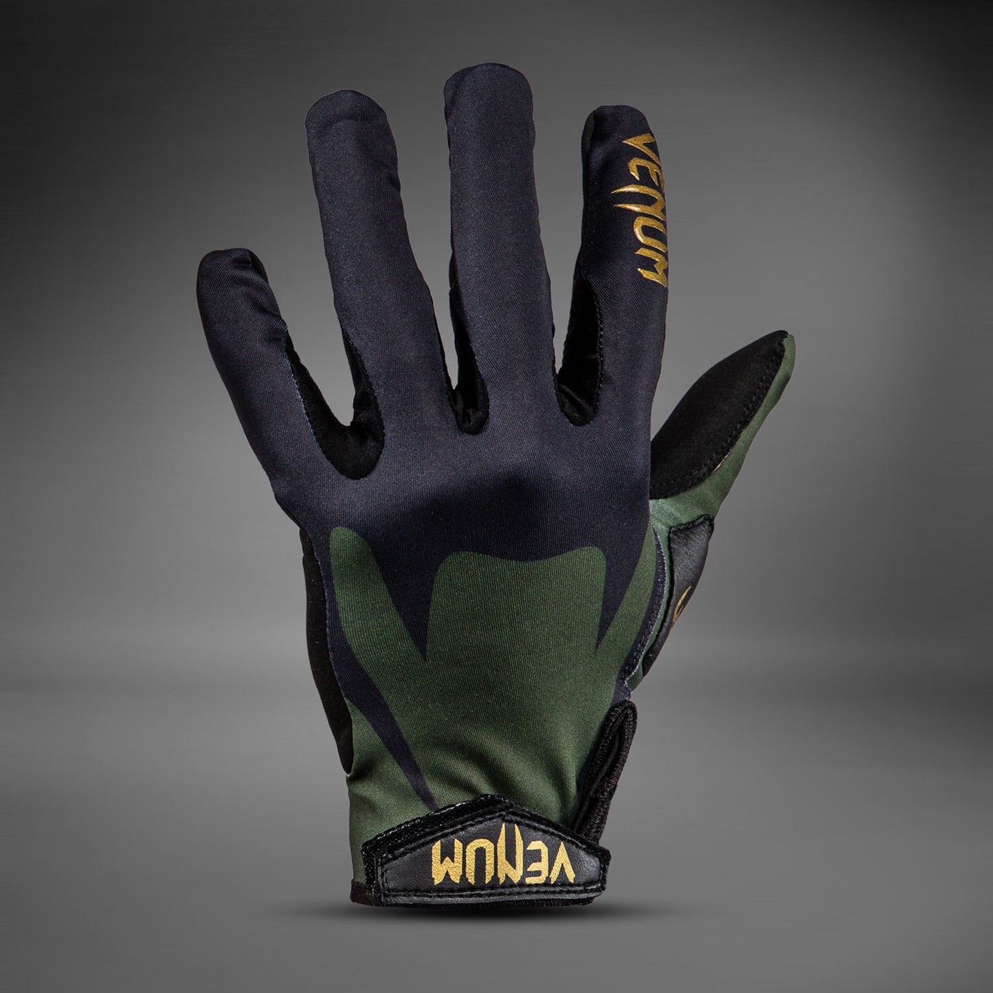 Venum MX Summer Motorbike Gloves - Black/Green/Gold