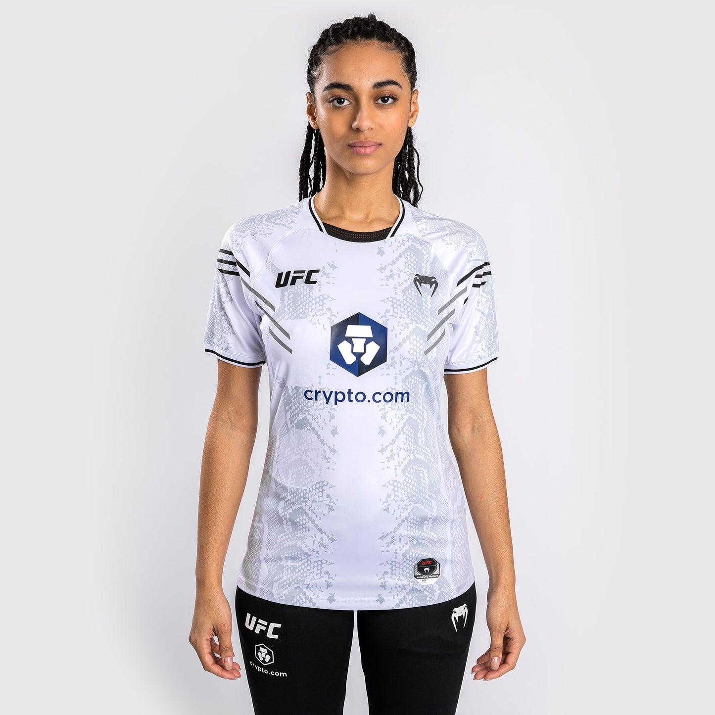 UFC Adrenaline by Venum Personalized Authentic Fight Night Women's Walkout Jersey - White