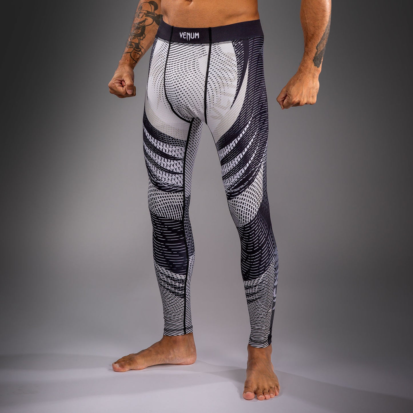 Venum Galactic 3.0 Spats - Off-White/Black
