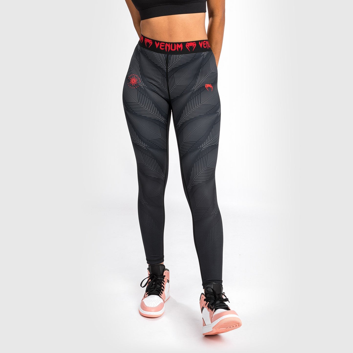 Venum Phantom Leggings - Black/Red