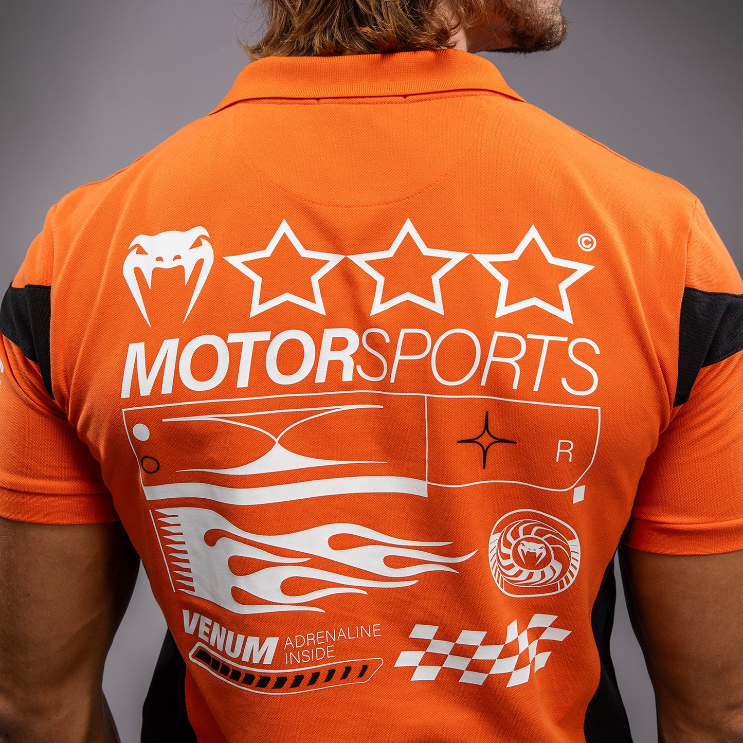 Venum Motorsport Cotton Polo - Tangerine