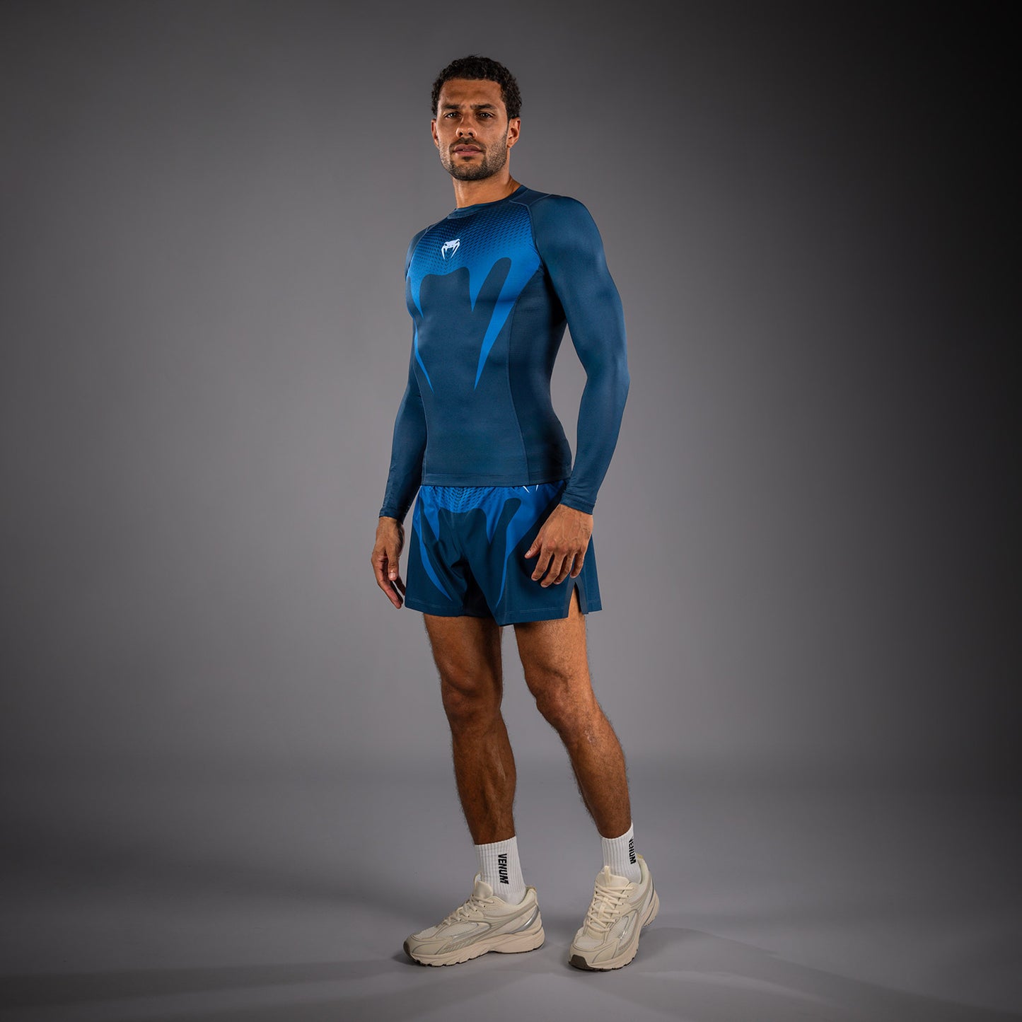 Venum No Gi Rashguards - Indigo