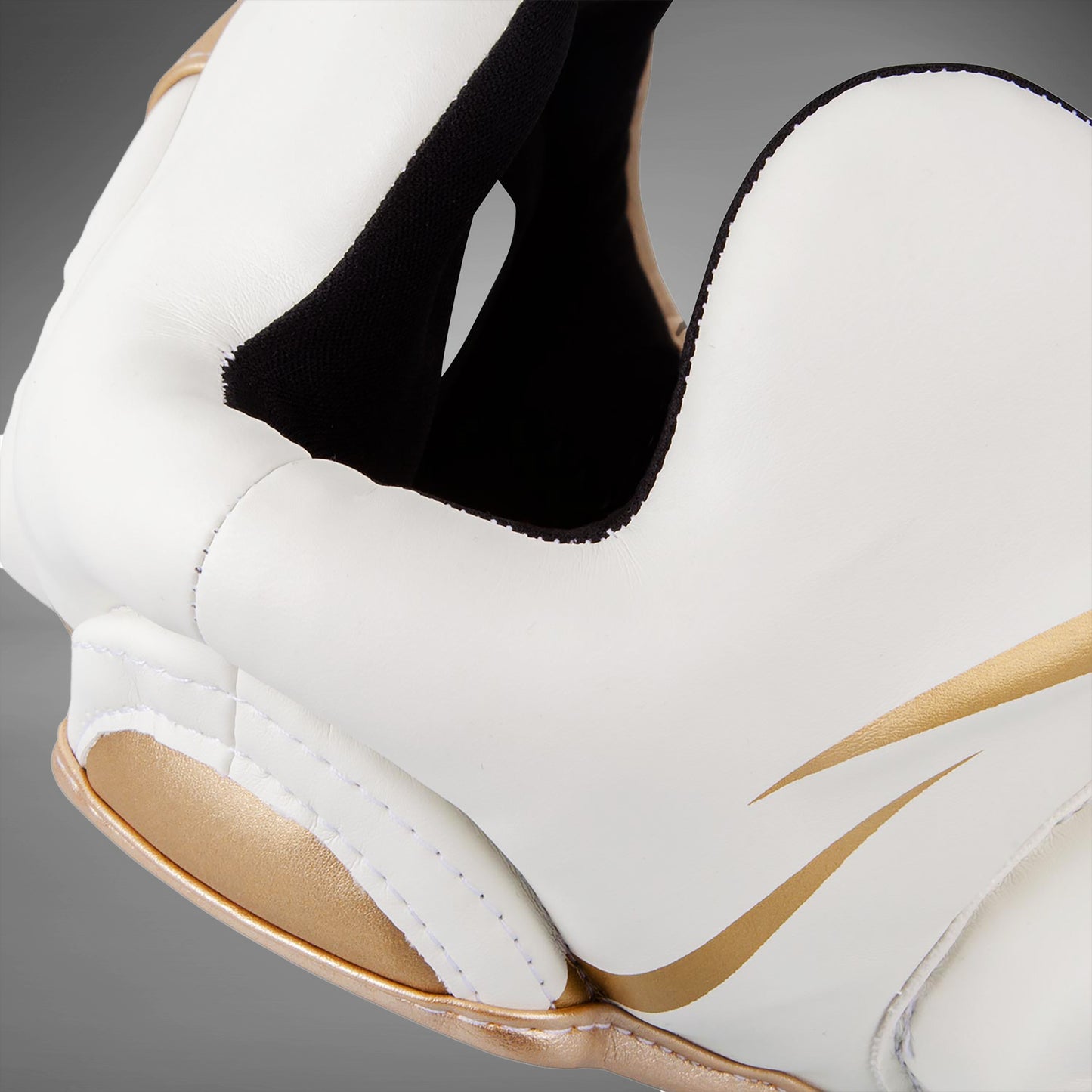 Venum Elite Headgear-White/Gold