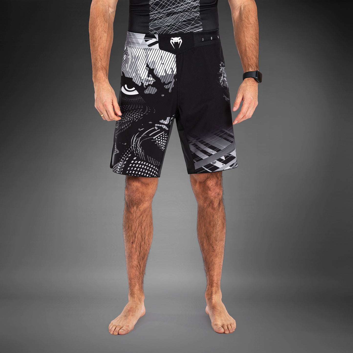 Venum Gorilla Jungle Fightshort - Black/White