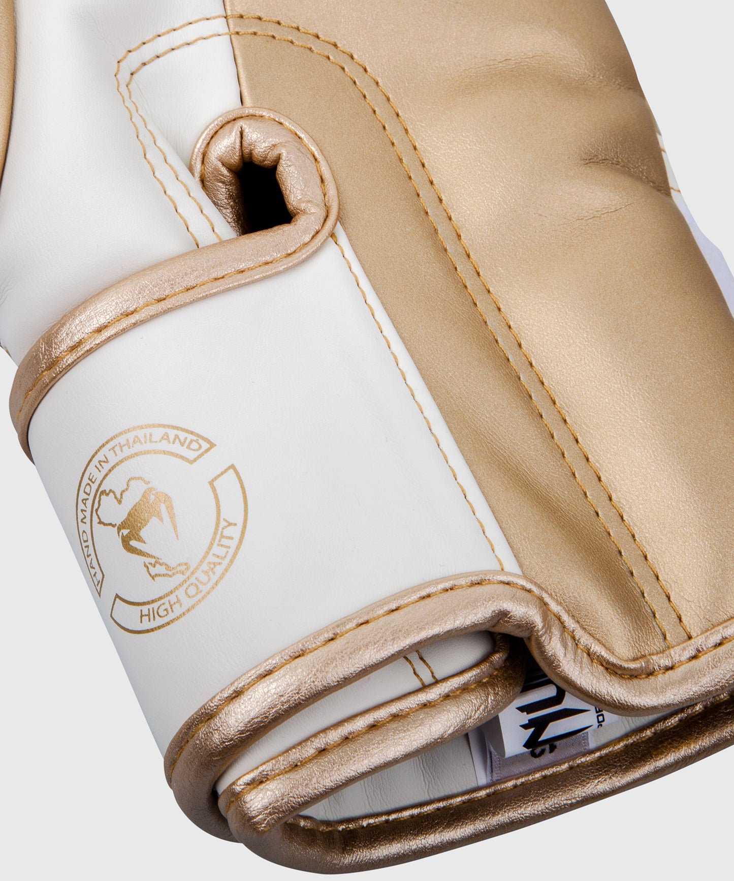 Venum Elite Boxing Gloves - White/Gold