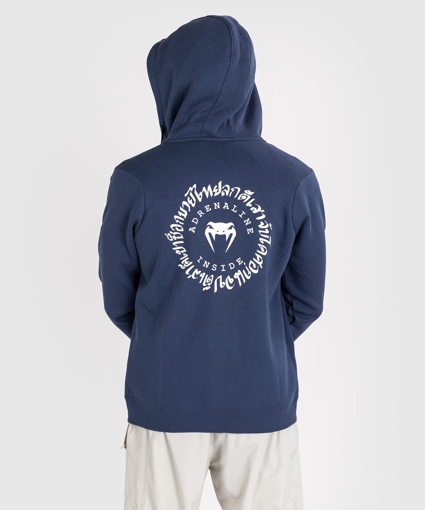 Venum Strikeland  Full Zip Hoodie - Navy Blue