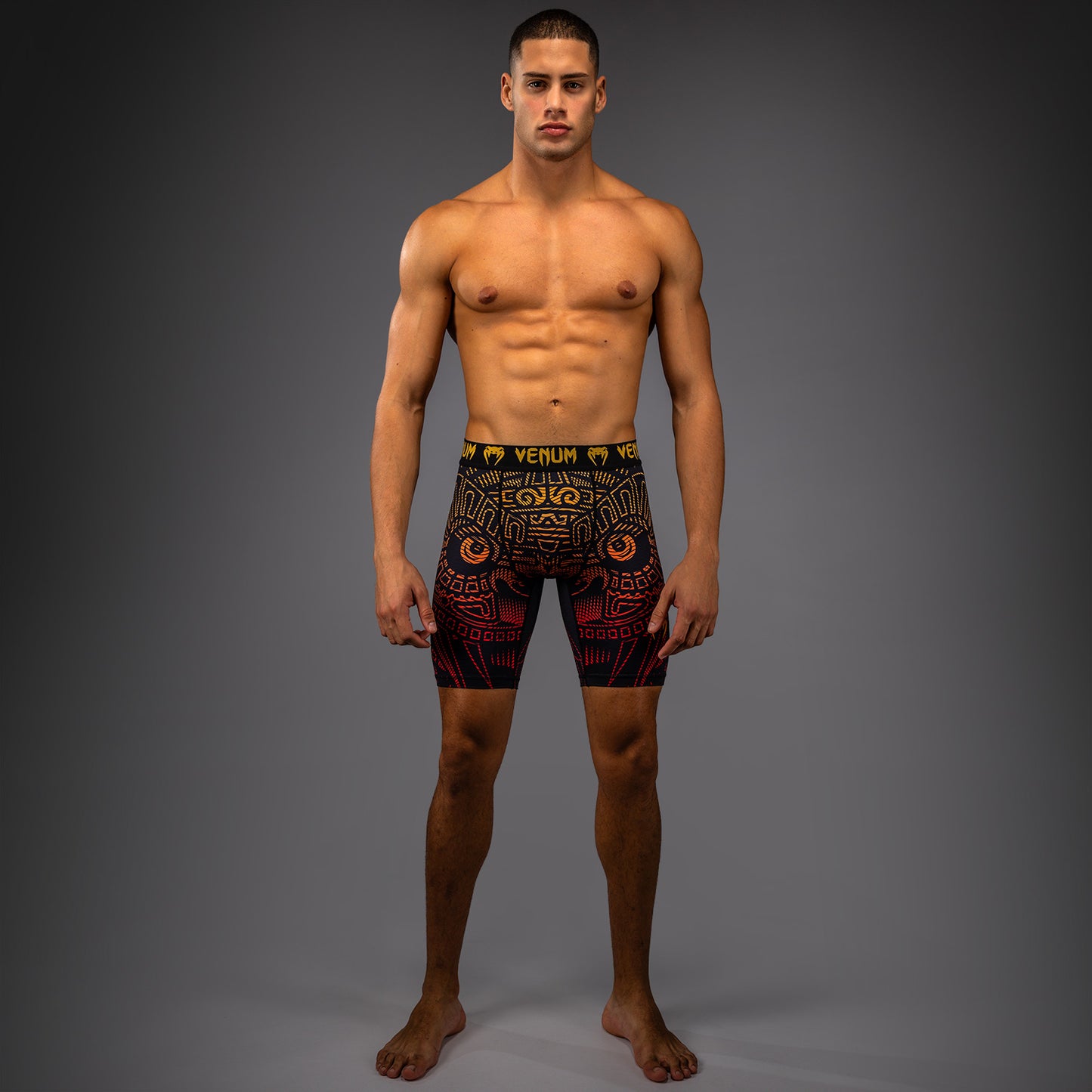 Venum Quetzal Fury Vale Tudo - Black/Fury Red/ Tangerine