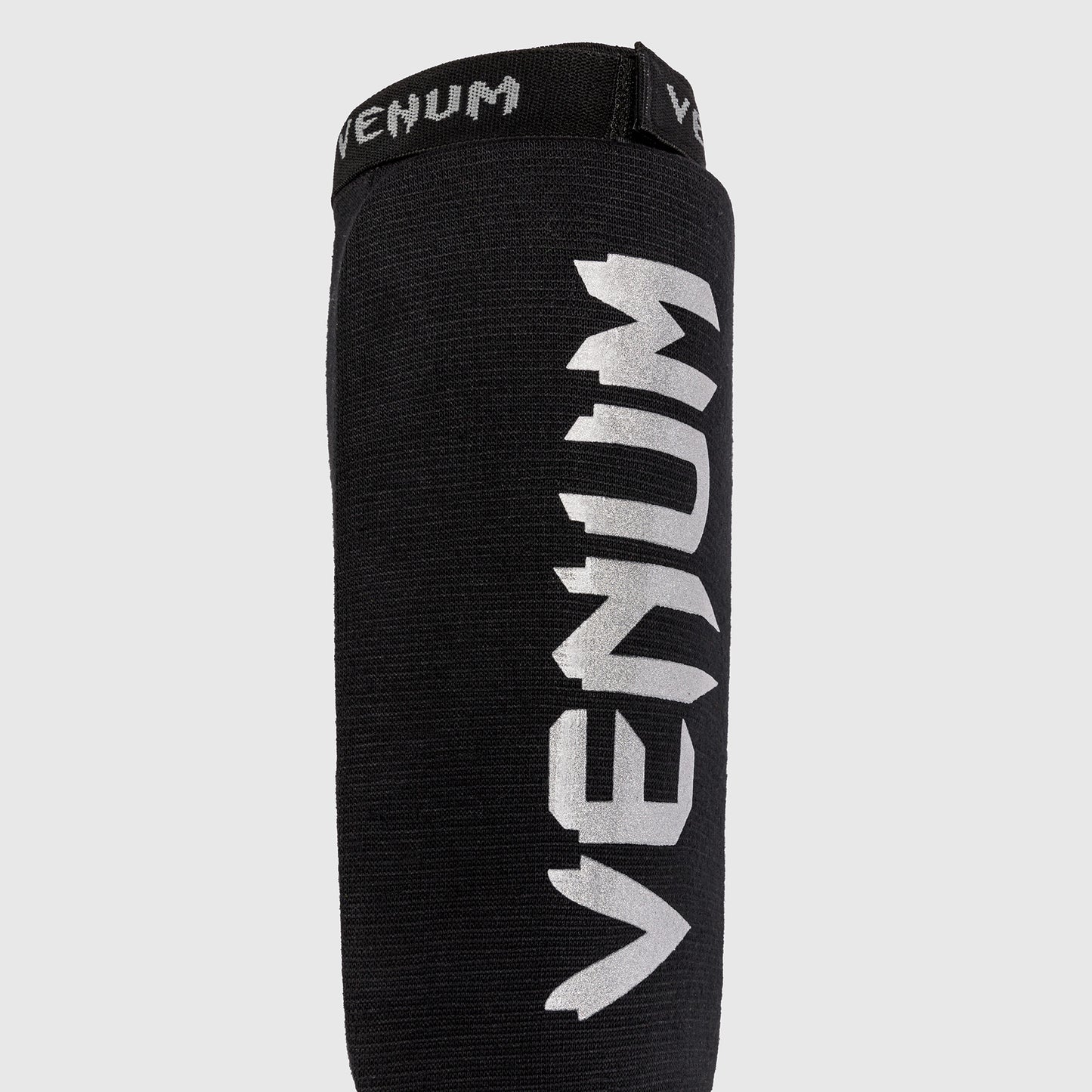 Venum Kontact Shin Guards - Black/Silver