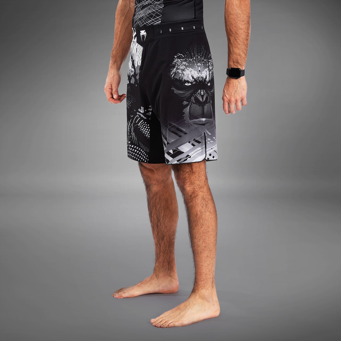 Venum Gorilla Jungle Fightshort - Black/White