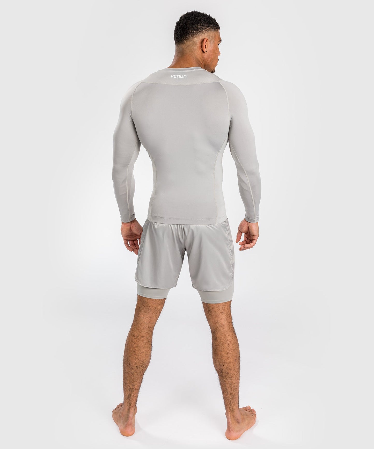 Venum Attack Men's Long Sleeve Rashguard - Sand