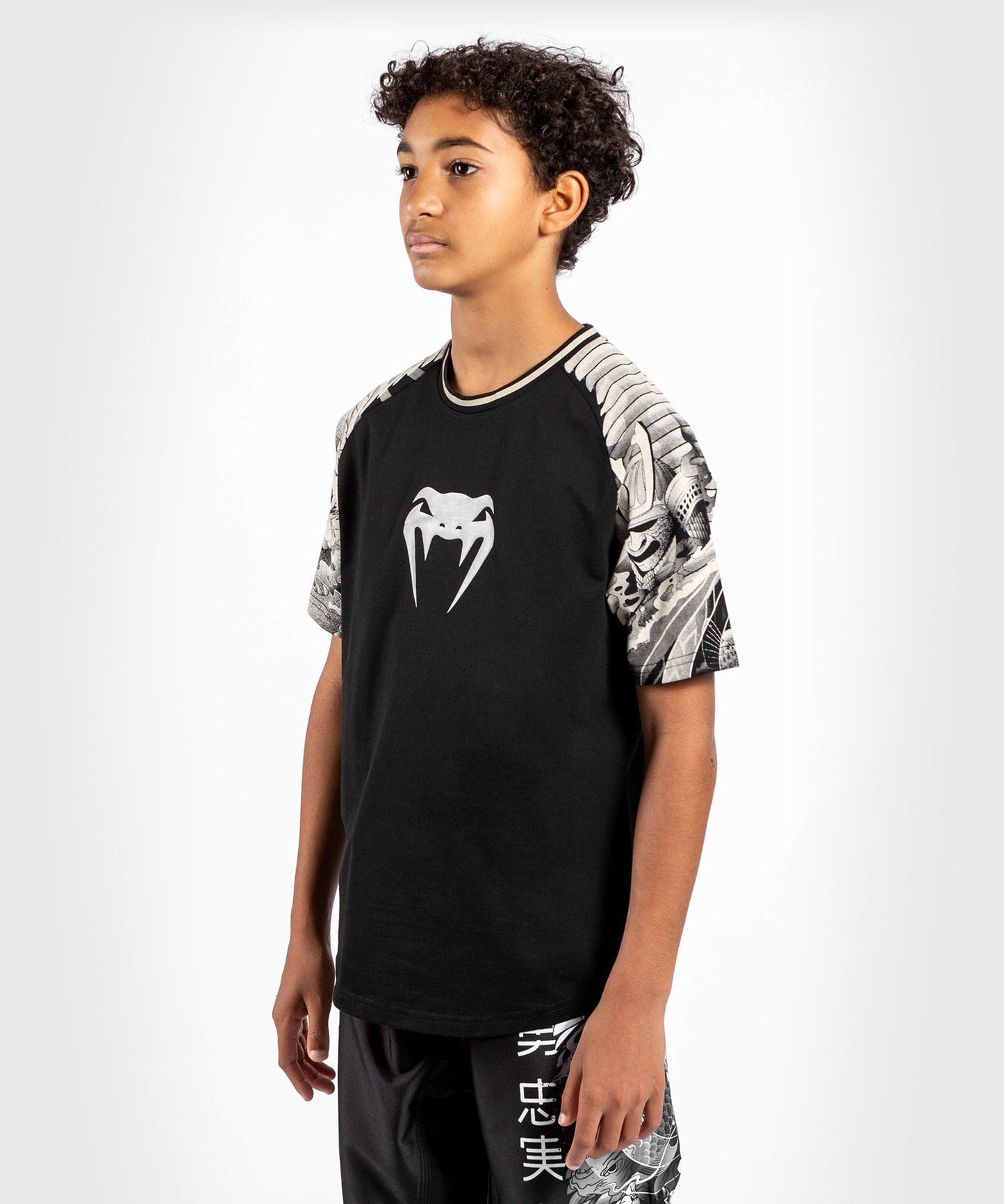 Venum YKZ21 Kids T-shirt – Black/White