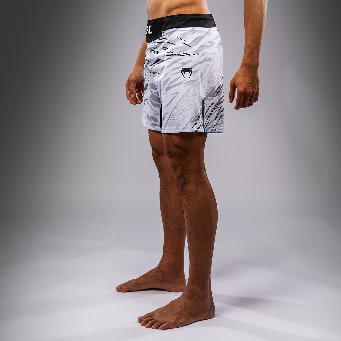 UFC Fusion by Venum Authentic Fight Night Men’s Fight Short - Short Fit - White